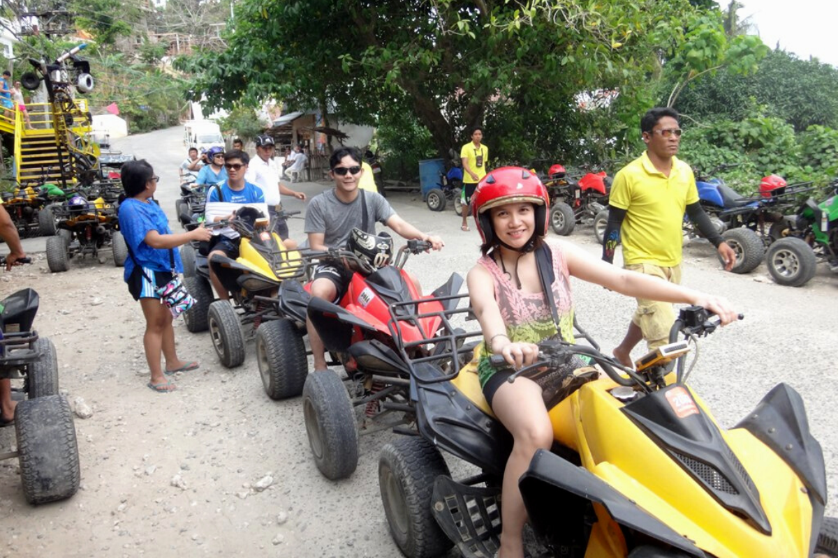 kinh nghiệm du lịch Boracay tự túc 2023 - đua xe vượt địa hình atv