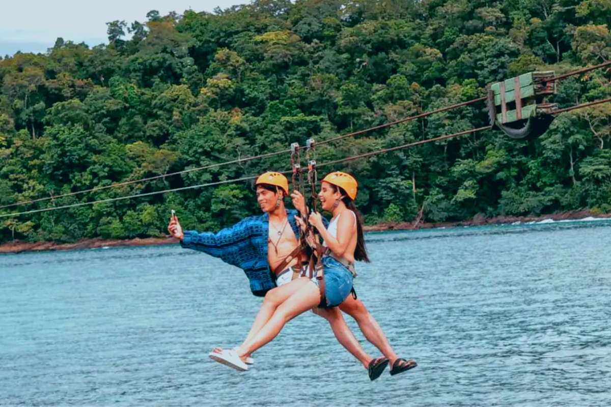 Zipline - khám phá vườn quốc gia sông ngầm Puerto Princesa